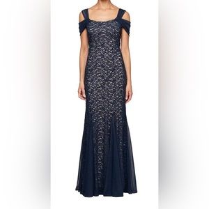 Alex Evening cold shoulder mother of the bride gown